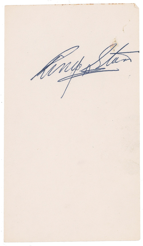 Lot 661 Beatles: Ringo Starr Signature
