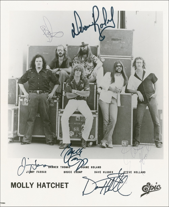 Lot 743 Molly Hatchet Signed Photograph