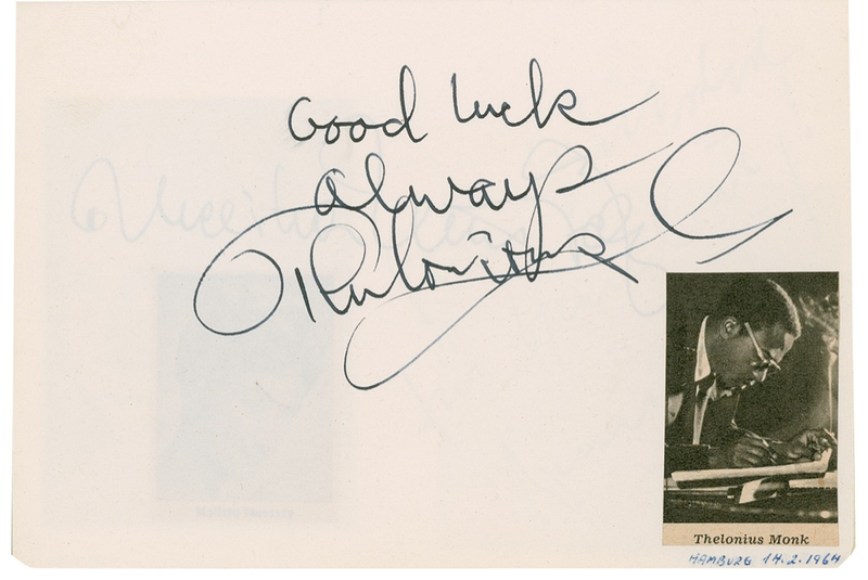 Lot 619 Thelonious Monk: Monk in Germany