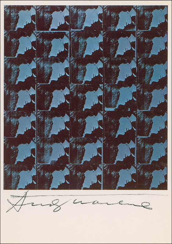 Lot 557 Andy Warhol Signed Photograph