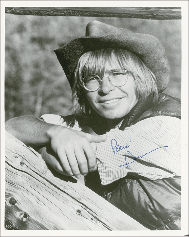 Lot 690 John Denver Signed Photograph
