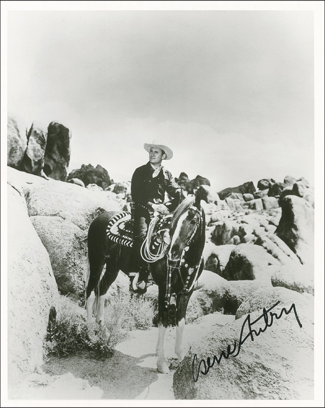 Lot 825 Gene Autry Signed Photograph