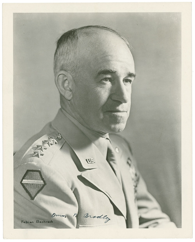 Lot 304 Omar Bradley Signed Photograph