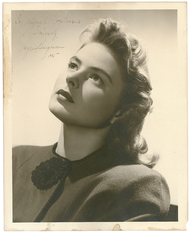 Lot 839 Ingrid Bergman Signed Photograph