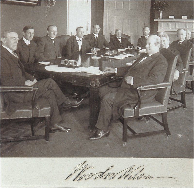Lot 128 Woodrow Wilson Signature