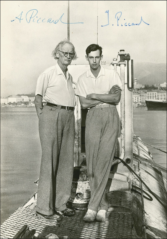Lot 438 Auguste and Jacques Piccard Signed Photograph