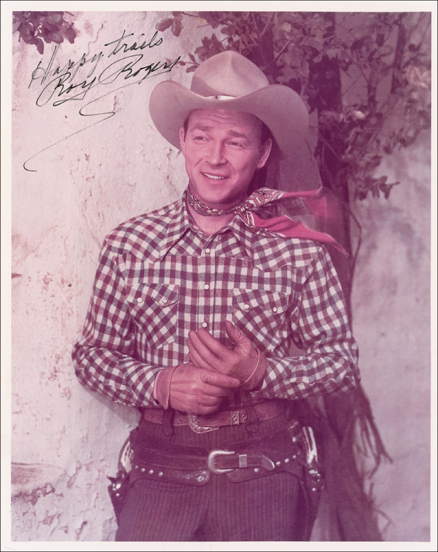 Lot 1022 Roy Rogers Signed Photograph