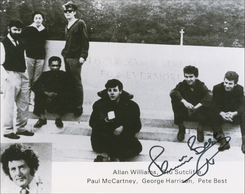 Lot 648 Beatles: Pete Best Signed Photographs