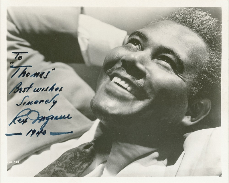 Lot 937 Rex Ingram Signed Photograph