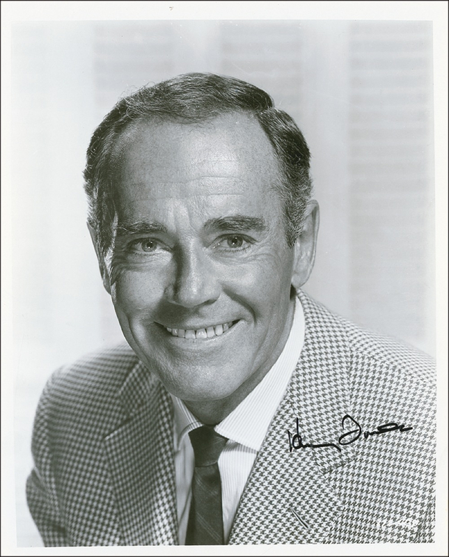 Lot 884 Henry Fonda Signed Photograph