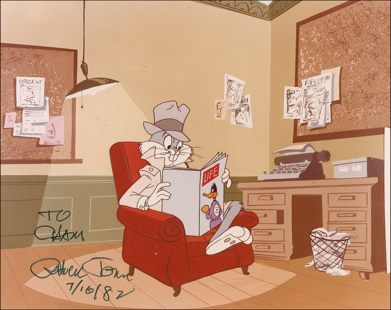 Lot 584 Chuck Jones Signed Photograph