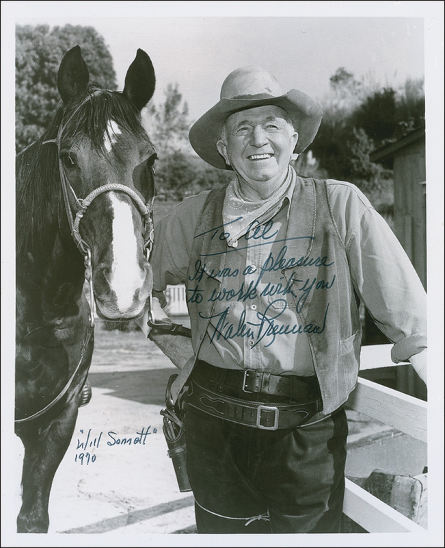 Lot 851 Walter Brennan Signed Photograph