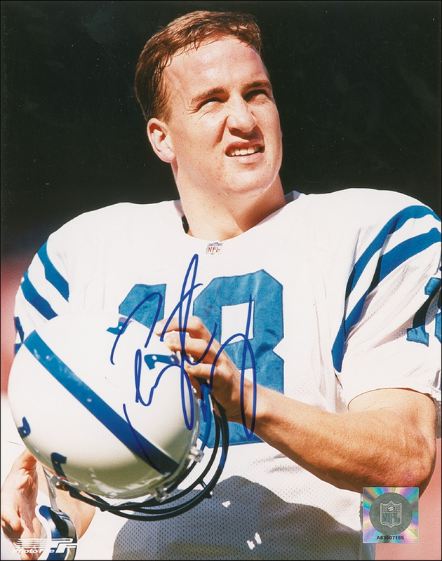 Lot 1276 Peyton Manning Signed Photograph