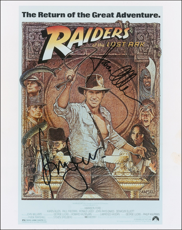 Lot 1094 Harrison Ford and Karen Allen Signed Photograph