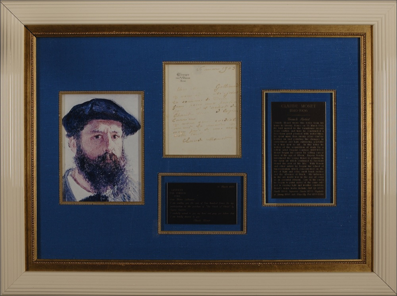 Lot 520 Claude Monet: Monet helps purchase Carriere’s “The Death of Christ”