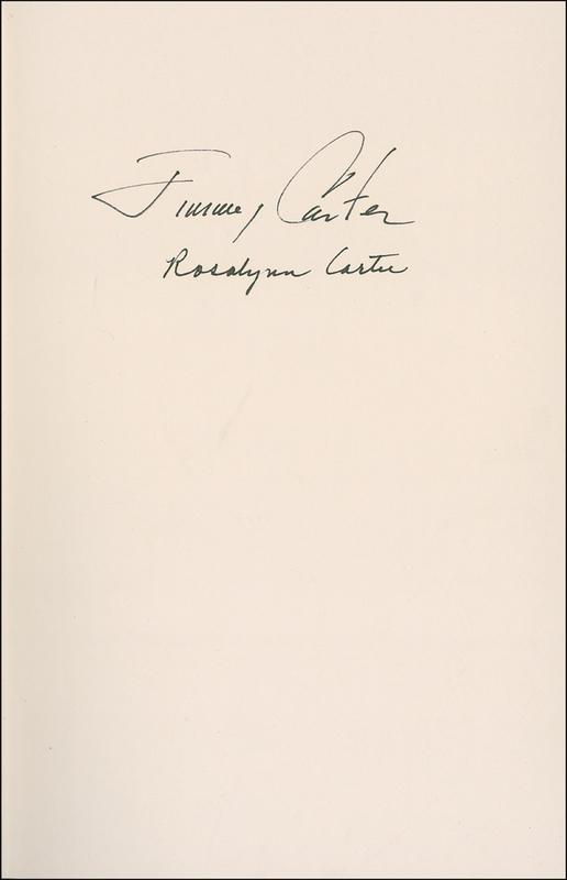 Lot 9 Jimmy and Rosalynn Carter