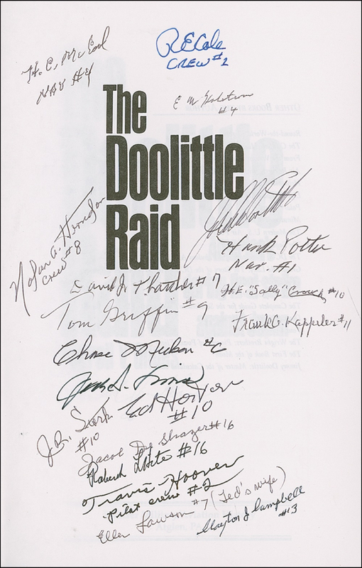 Lot 315 Doolittle?s Raiders Book