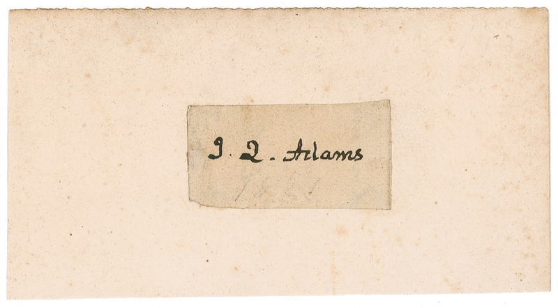 Lot 2 John Quincy Adams: Four books from Adams? library?accompanied by a signature