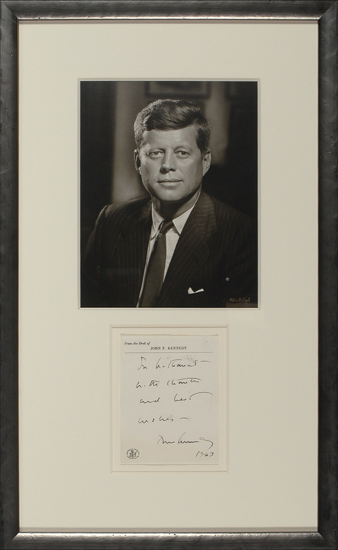 Lot 60 John F. Kennedy: Rare Kennedy presidential note from 1963