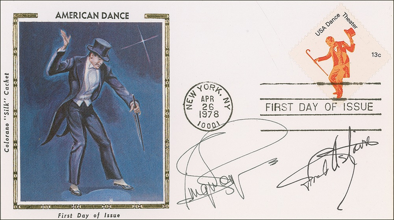 Lot 815 Fred Astaire and Ginger Rogers First Day Cover