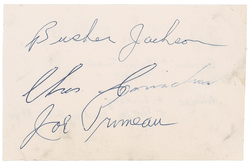 Lot 1207 Conacher, Jackson, and Primeau: Maple Leafs? ?Kid Line?