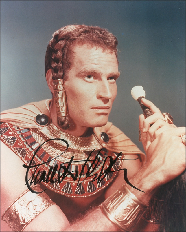 Lot 928 Charlton Heston