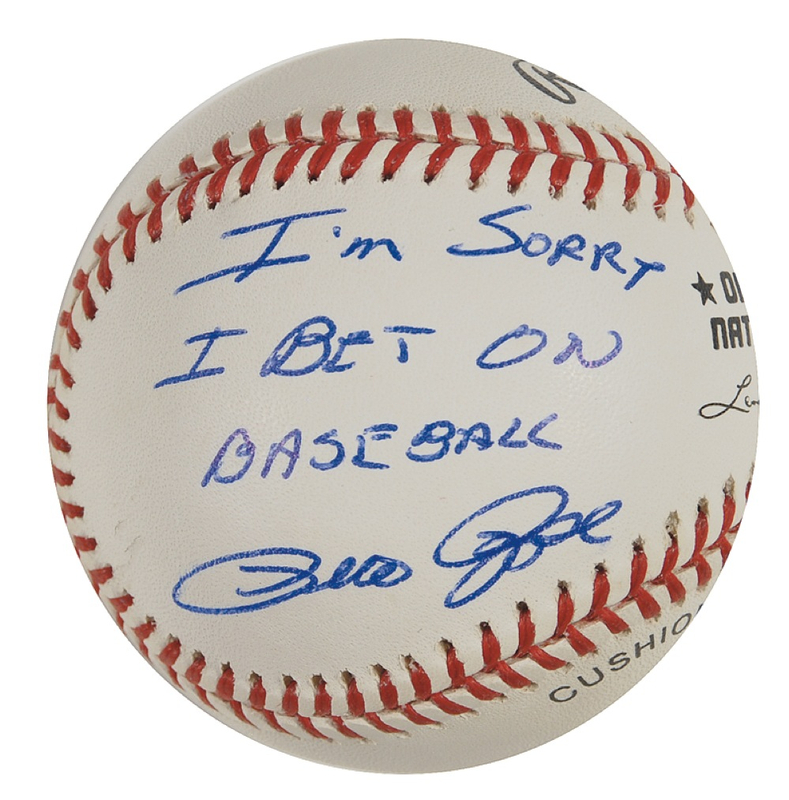 Lot 1329 Pete Rose Baseball