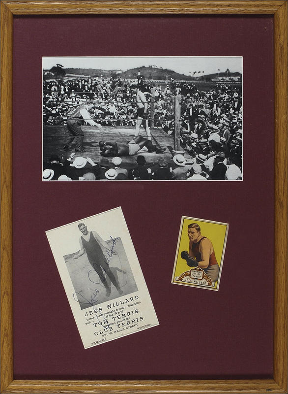 Lot 1357 Jess Willard Signed Photograph