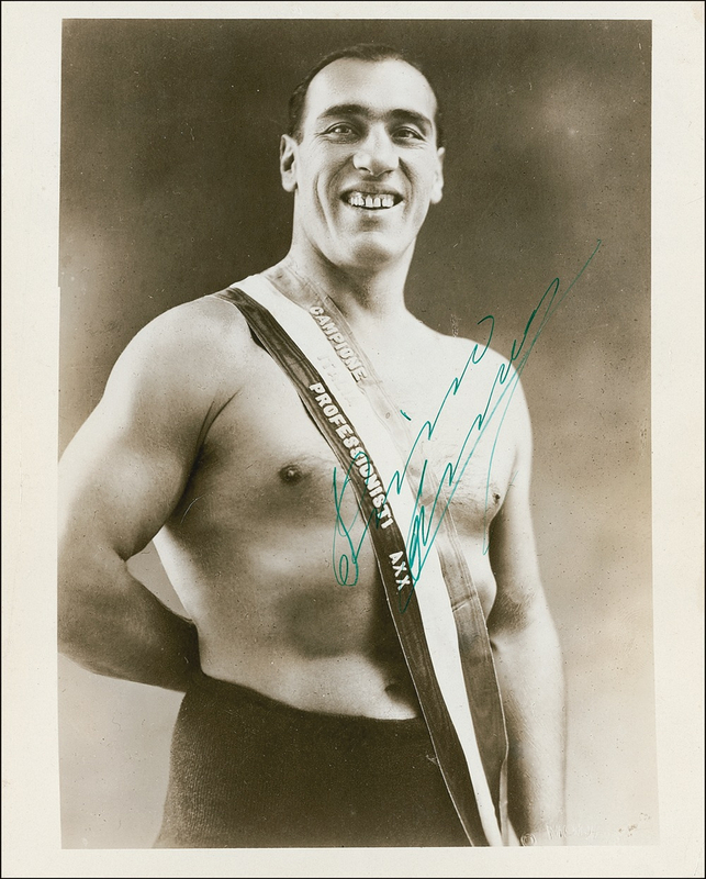 Lot 1196 Primo Carnera: Scarce signed photo of heavyweight boxing’s “Ambling Alp”