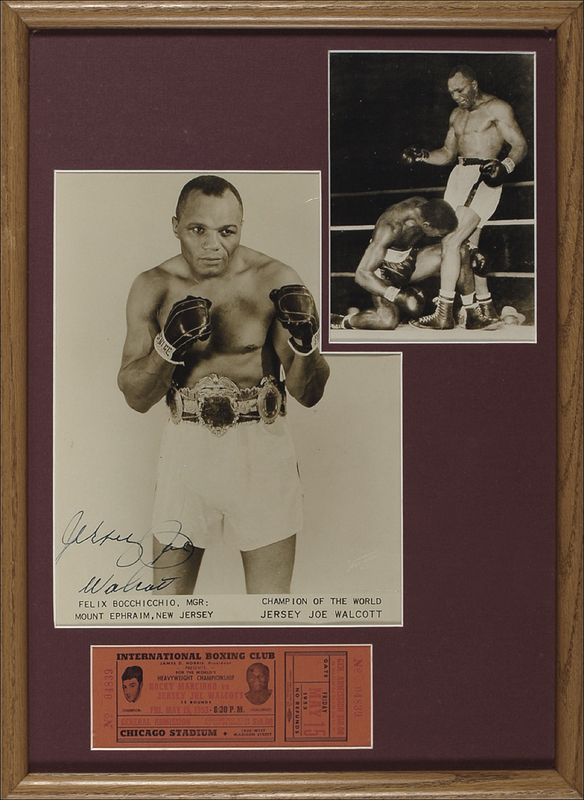 Lot 1355 Jersey Joe Walcott Signed Photograph