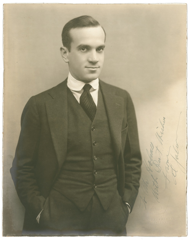 Lot 940 Al Jolson: Commonly known as ‘the world’s greatest entertainer’ in his time