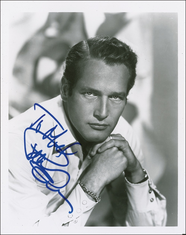 Lot 997 Paul Newman Signed Photograph