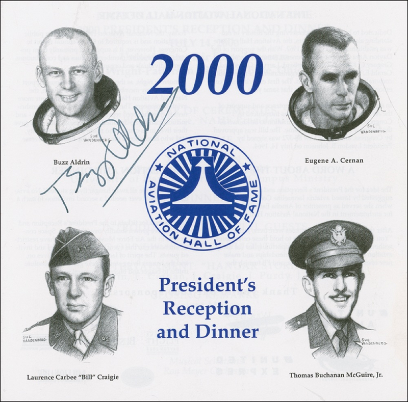 Lot 390 Buzz Aldrin