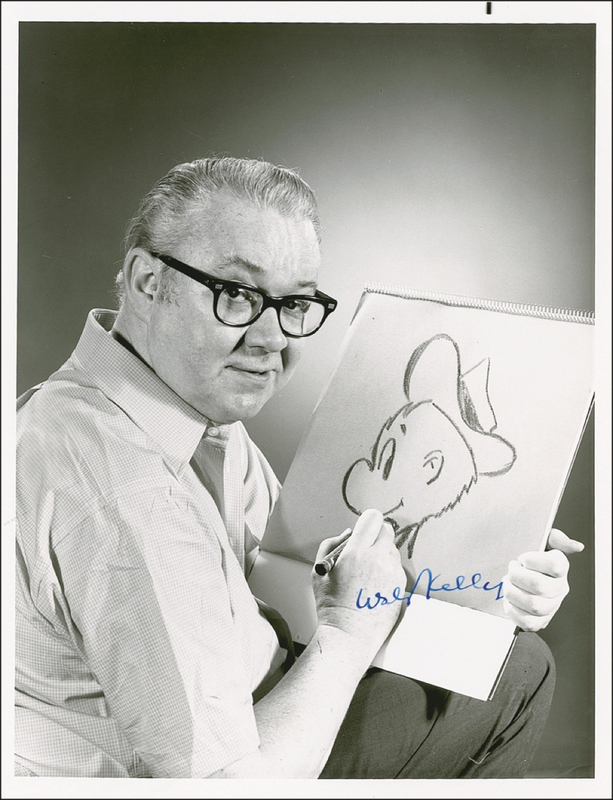 Lot 585 Walt Kelly Signed Photograph