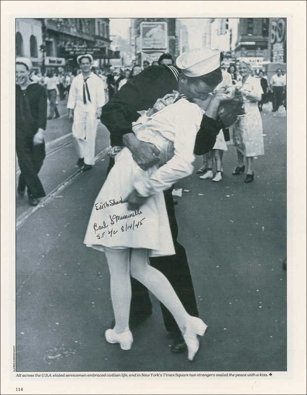 Lot 354 Carl Muscarello and Edith Shain Signed Photograph