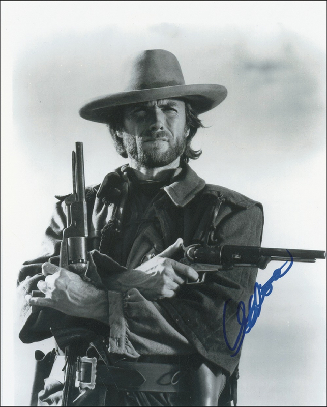Lot 1085 Clint Eastwood Signed Photograph