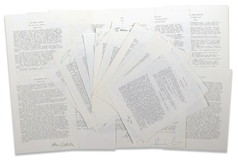 Lot 452 Authors Souvenir Typescripts