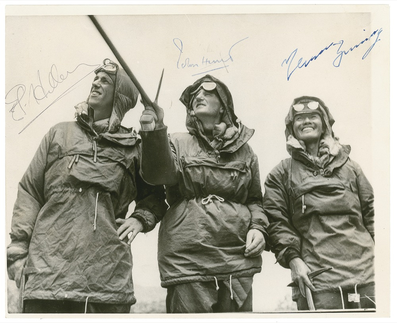 Lot 189 Everest Expedition Signed Photograph