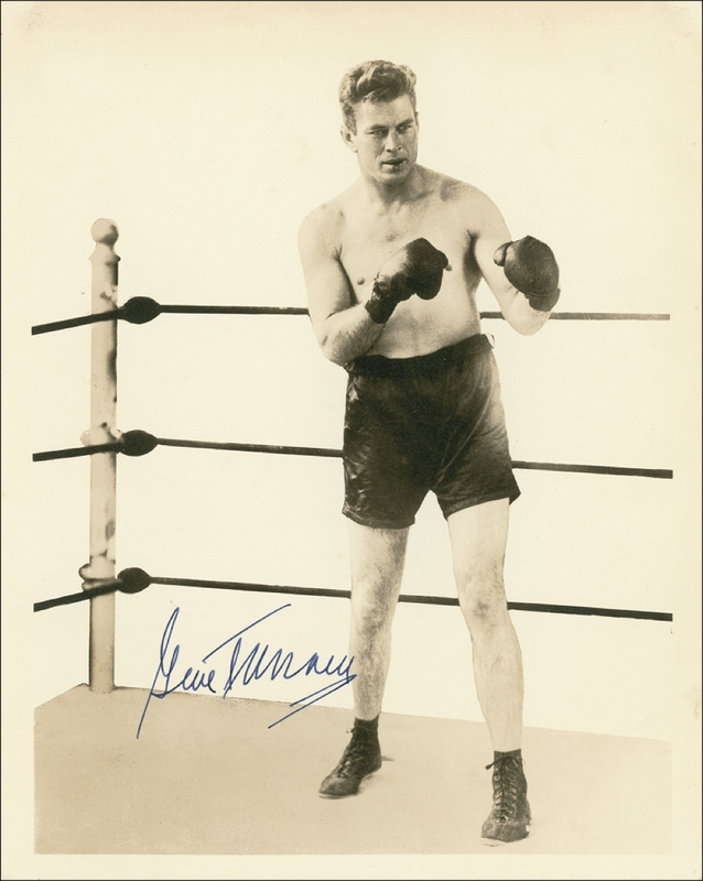 Lot 1353 Gene Tunney Signed Photograph