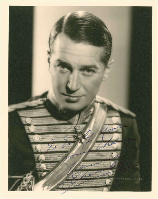 Lot 862 Maurice Chevalier