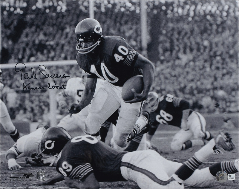 Lot 1336 Gale Sayers Signed Photograph