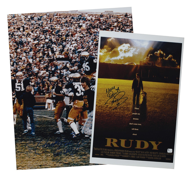 Lot 1331 Dan “Rudy” Ruettiger