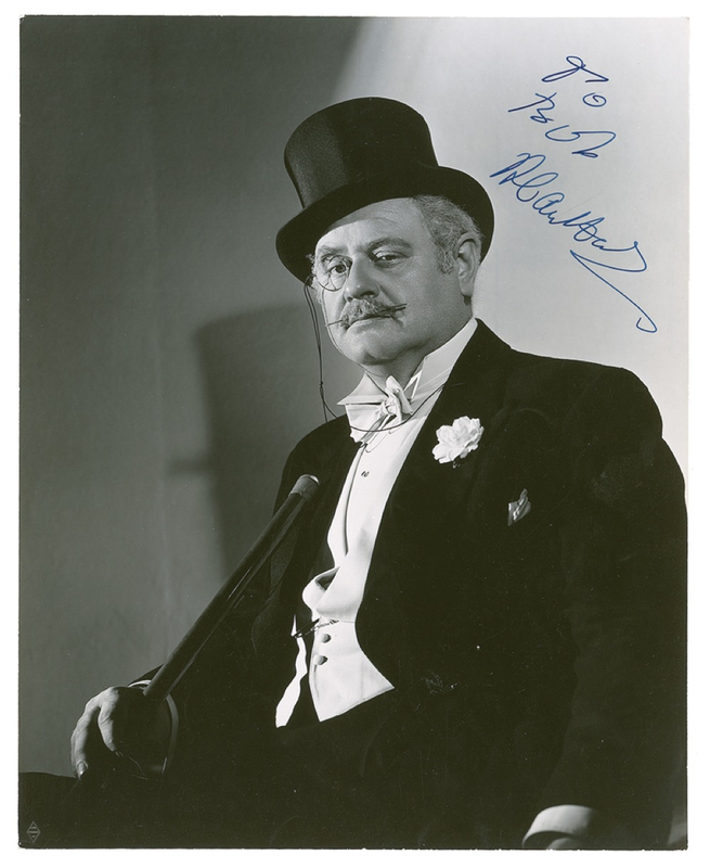 Lot 911 Alan Hale Signed Photograph