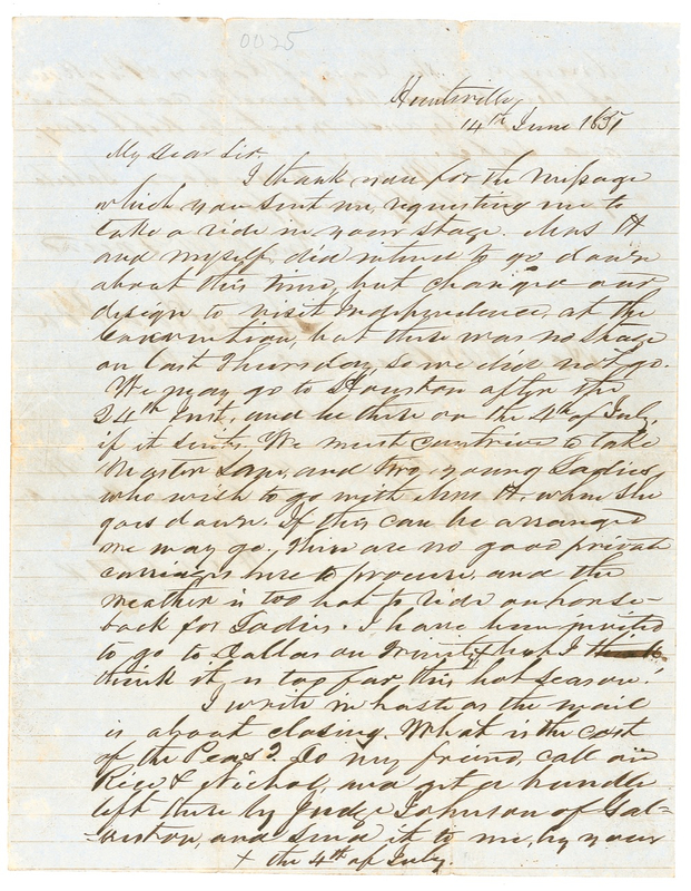 Lot 215 Sam Houston: Texas talk, including Dallas, Galveston and of course?Houston!