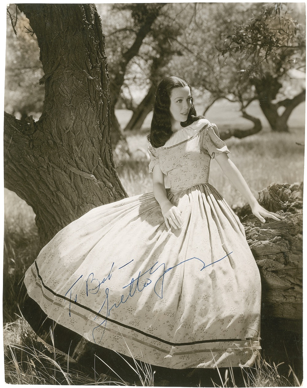 Lot 1062 Loretta Young: A gorgeous Loretta Young signed photo