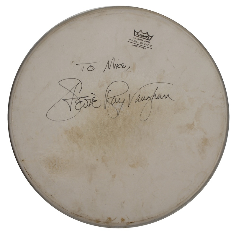 Lot 792 Stevie Ray Vaughan: Stevie Ray signs from the road
