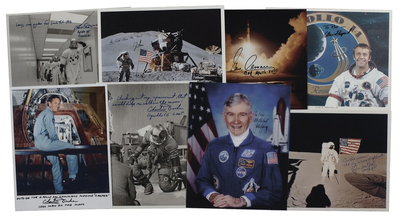 Lot 435 Moonwalkers Signed Photographs