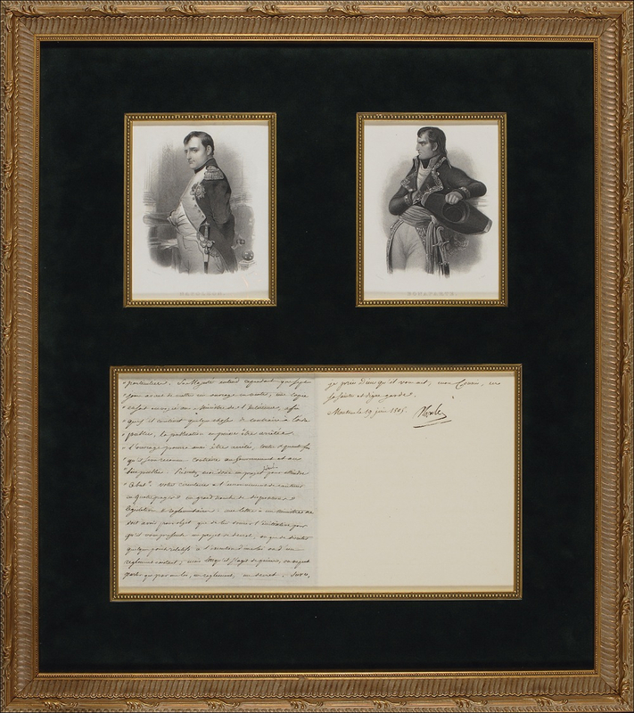 Lot 357 Napoleon: Masterly manipulation: Napoleon declares that ?censorship be eliminated? all the while requiring new books be reviewed for appropriate content!