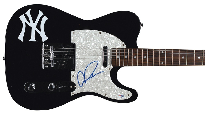 Lot 1327 Alex Rodriguez Guitar