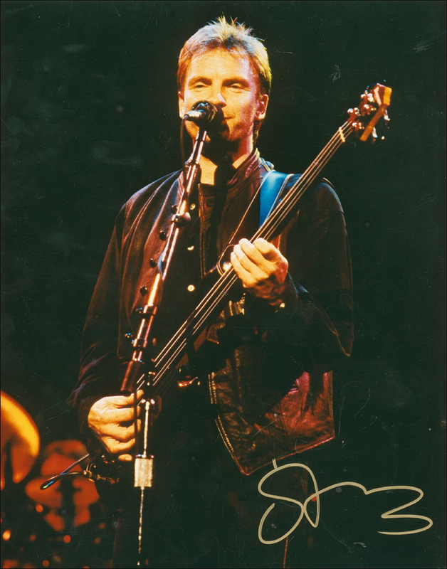 Lot 783 Sting Signed Photograph